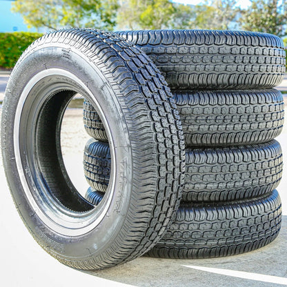 Set of 4 (FOUR) Tornel Classic 155/80R13 79S A/S All Season Tires Fits: 1988-92 Toyota Corolla LE, 1995-96 Toyota Tercel DX