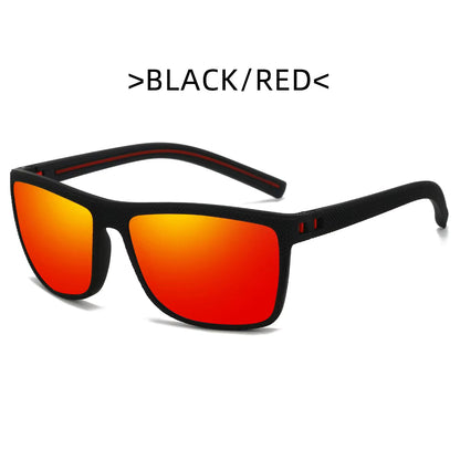 Okaelin T218 Polarized Sport Sunglasses for Men - UV400 Protection Large Square Frame Driving & Fishing Eyewear