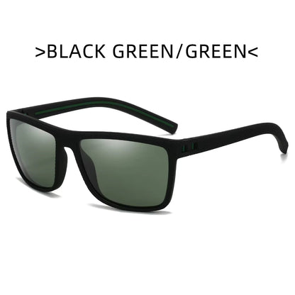 Okaelin T218 Polarized Sport Sunglasses for Men - UV400 Protection Large Square Frame Driving & Fishing Eyewear