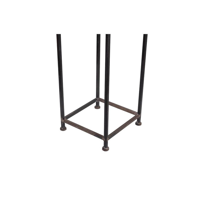 3R Studios House Shaped Metal Log Holder