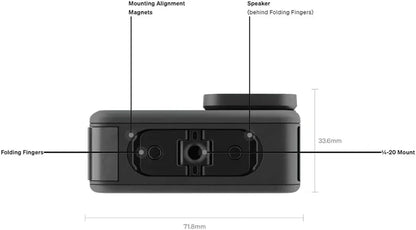Black - Waterproof Action Camera with 5.3K60 Video, 27MP Photo + Compatability with HB-Series Lenses