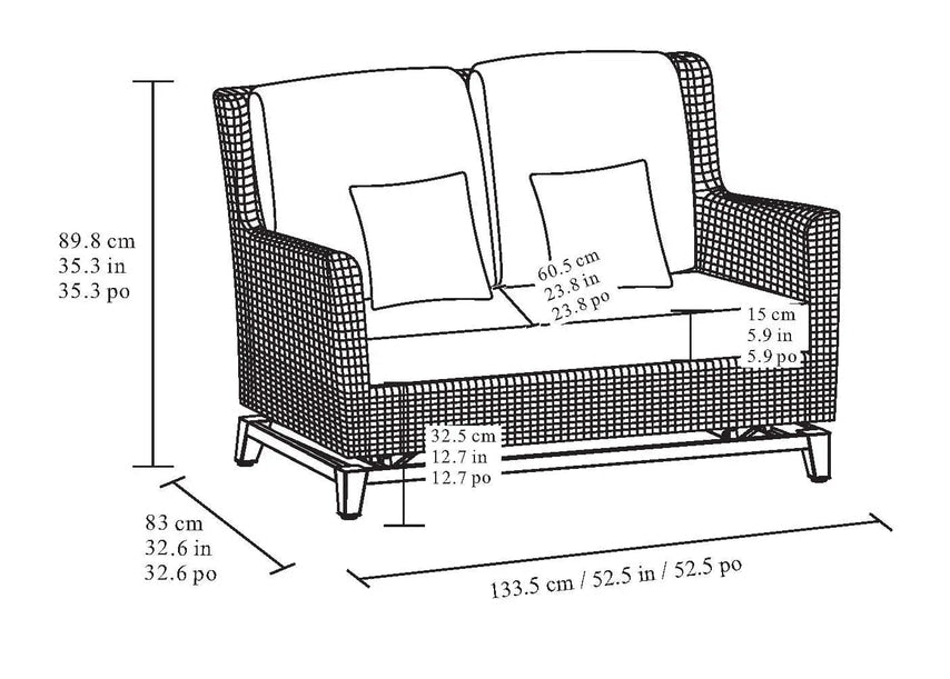 Agio 5-piece Fire Outdoor Seating Set
